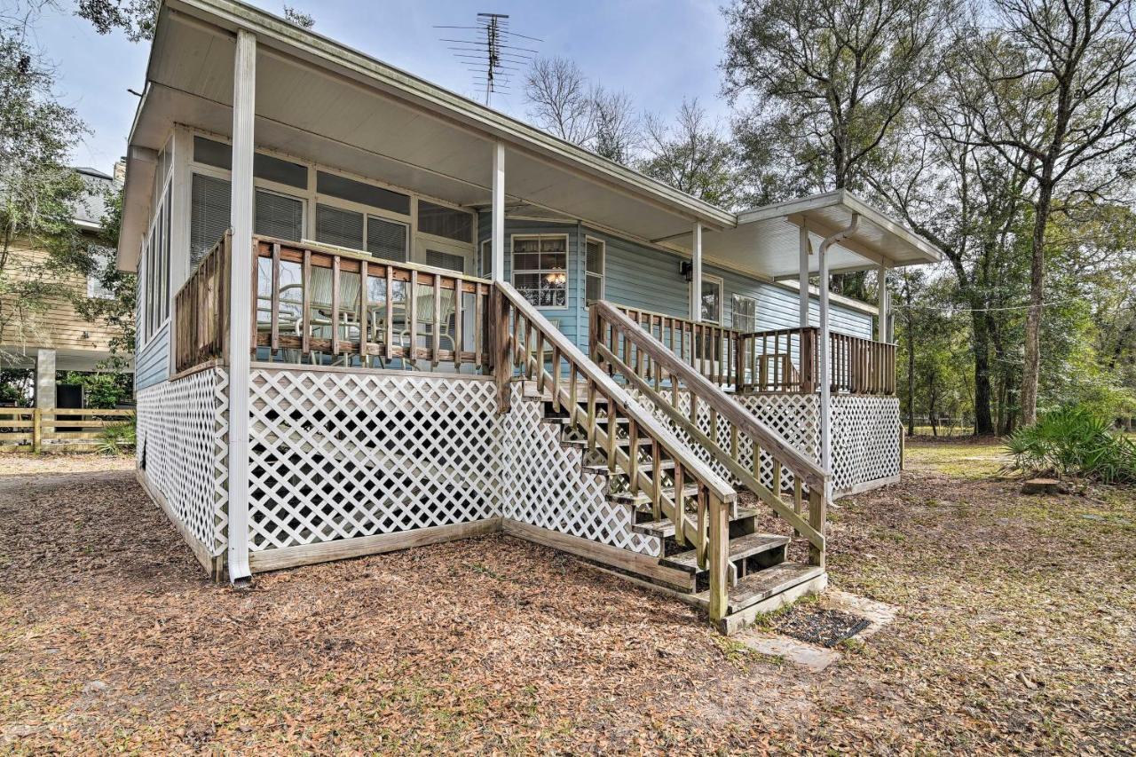 Fishing Paradise With Deck On Suwannee River Branford Екстериор снимка